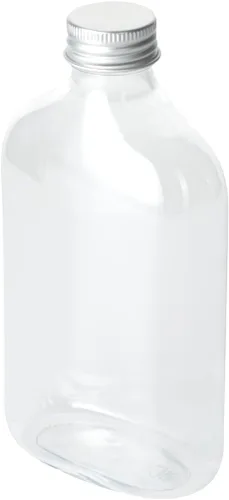 Vista 13 de Restaurantware Bottle Tek - Botellas de licor de 10 onzas, 100 botellas de plástico vacías, desechables con tapas de aluminio, botella de plástico
