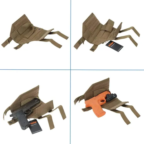 Vista 4 de EXCELLENT ELITE SPANKER Pistola universal ajustable táctica abierta superior doble pistola Mag bolsa