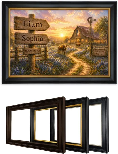 Vista 161 de IPIC - Personalized Framed Canvas with Custom Street Sign in Boston Personalized Street Signs with Names, Custom Canvas Print, Boston Sunset