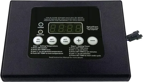 Vista 6 de Panel de control digital para masterbuilt, con pantalla digital LED, compatible con Masterbuilt ESQ30B, ESQ30S, 20070106 y otros modelos de parrilla