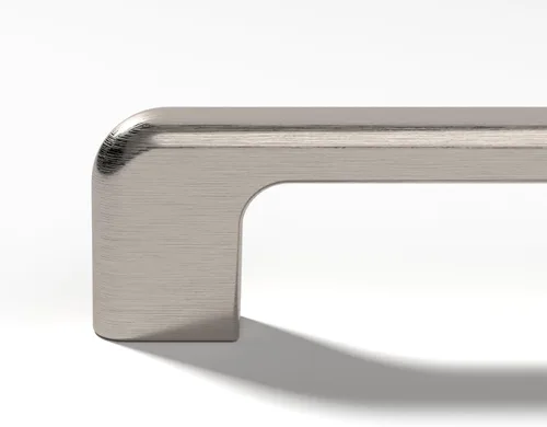 Vista 9 de Paquete de 1 unidad de níquel cepillado con agujero central de 5 pulgadas Manijas de metal sólido para gabinetes de baño y decoración del hogar