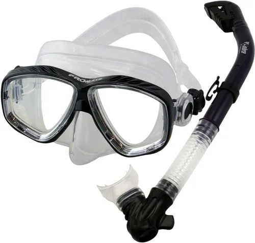 Vista 6 de PROMATE Juego combinado de máscara de buceo y esnórquel AB