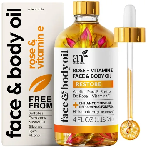 Vista 7 de Artnaturals Aceite facial orgánico de lavanda + jazmín, 4.0 onzas, para cuerpo y cabello, 100% natural, hidrata, rejuvenece y mejora tu piel, aceite