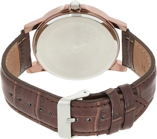 Vista 2 de US Polo Assn Clásico de los hombres usc50218Analog Display Analog Cuarzo Reloj color café