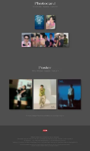 Vista 5 de IKON BOBBY S.I.R 1er álbum individual en solitario K-POP SEALED