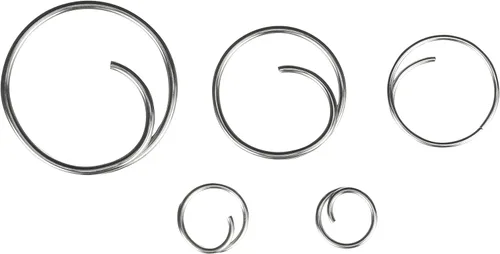 Vista 3 de Seachoice Kit de anillos de chaveta de acero inoxidable, 66 piezas, todos los tamaños populares