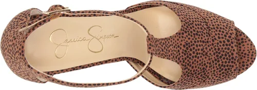 Vista 5 de Jessica Simpson Sandalias de plataforma Dany con correa en T para mujer de tacón
