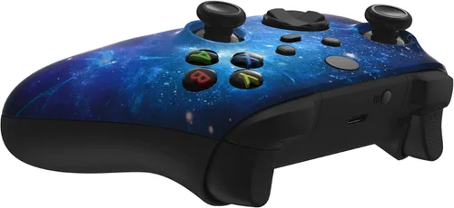 Vista 8 de eXtremeRate Custom Shell for Xbox Series X & S Controller, Blue Nebula Replacement Cover Front Housing Cover for Xbox Core Controller Wireless