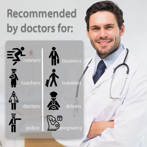 Vista 7 de 6 pares de calcetines de compresión para mujeres y hombres, circulación 20-30 mmHg, es el mejor soporte para correr, enfermería, deportes atléticos