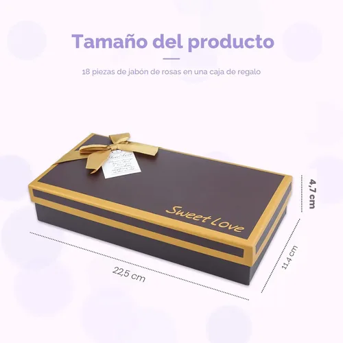 Vista 2 de JIALEEY Jabón de baño perfumado floral, pétalos de flores, aceite esencial de plantas, juego de jabón de rosas, las mejores ideas de regalo