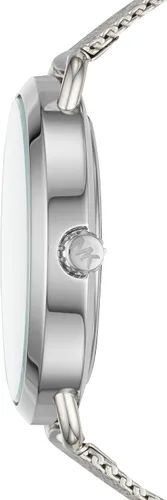 Vista 2 de Michael Kors Portia - Reloj de acero inoxidable de tres manecillas para mujer