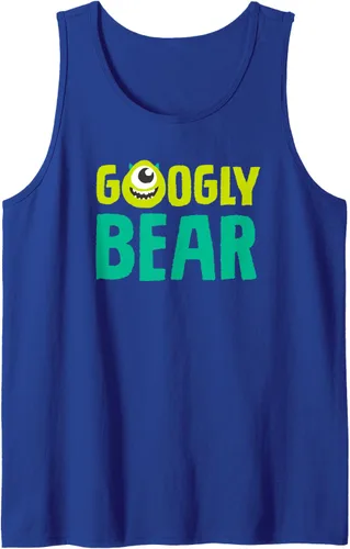 Vista 11 de Disney and Pixar's Monsters, Inc. Mike Wazowski - Camiseta sin mangas con oso, Negro, S