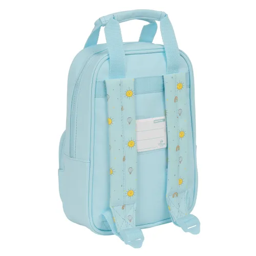 Vista 3 de Mochila Escolar Mickey Mouse Clubhouse Baby Azul claro 20 x 28 x 8 cm