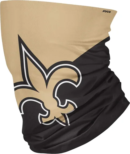Vista 100 de FOCO NFL unisex-adult Nfl Team Logo Neck Gaiter Multiuse Mini impresión del color del equipo.