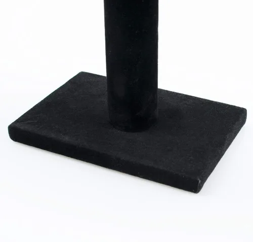 Vista 7 de Foraineam - Paquete de 4 soportes de terciopelo negro para joyería con barra en T, organizador de relojes, collares y pulseras