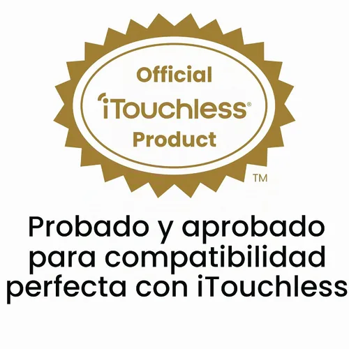 Vista 6 de iTouchless - Bote de basura con tapa y sensor para reemplazar los modelos IT13MX, IT13MXL, DZT13P, DZT13PL, DZT13M, DZT08P, DZT08PL y otras