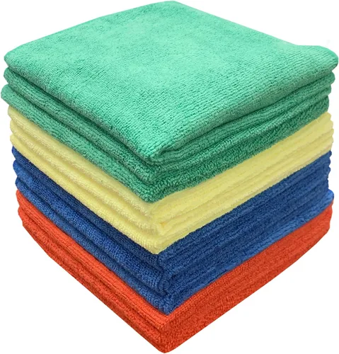 Vista 2 de CleanAide Toallas de microfibra ultra absorbentes de 300 GSM para detalles automáticos, limpieza del hogar y comercial, sin rayas, sin pelusas