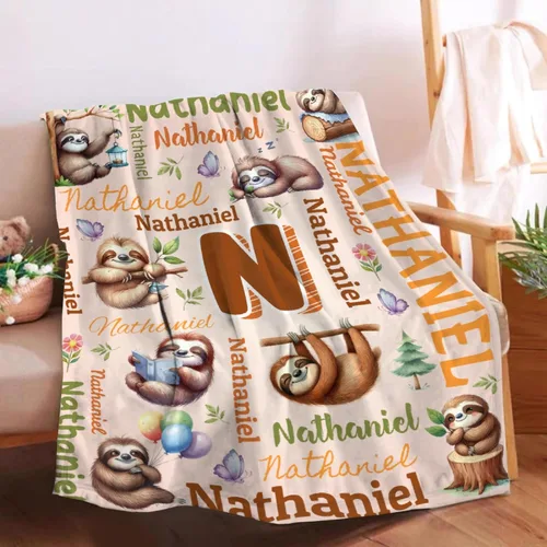 Vista 17 de Manta preescolar personalizada de bulldog para bebés, niños y niñas, sábanas de franela personalizadas súper suaves y ligeras, decoración para cuna