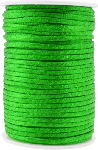 Vista 151 de Mandala Crafts Cordón de satén de cola de rattail de 0.02 in para nudos chinos de macramé