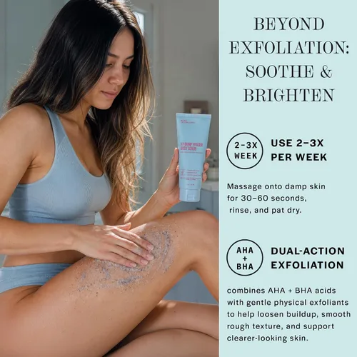 Vista 11 de BASE LABORATORIES Exfoliante corporal para cabello encarnado y KP con AHA