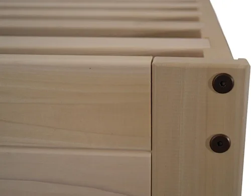 Vista 4 de KD Frames Lexington - Cama de plataforma, individual XL, sin terminar