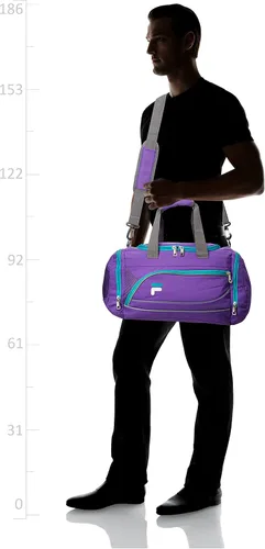 Vista 6 de Fila Sprinter - Bolsa deportiva de 19 pulgadas, negroverde azulado