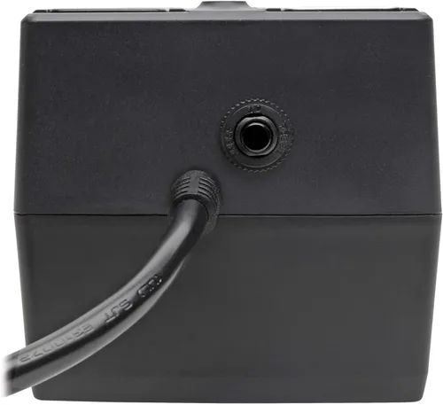Vista 3 de Tripp Lite, INTERNET350U, estabilizador de 350 VA 180 Watts, con 6 salidas, Standby UPS para PC Negro
