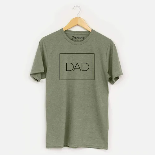Vista 2 de Inkopious Camiseta para papá - Regalo para el día del padre por primera vez - Unisex con cuello redondo pequeño, color gris
