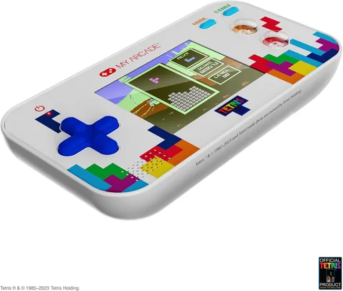 Vista 2 de My Arcade Tetris Gamer V sistema de videojuegos portátil con 201 juegos, pantalla a todo color de 2.5", tamaño de bolsillo