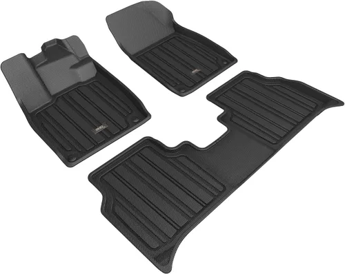 Vista 11 de 3D MAXpider Tapete Kagu de ajuste personalizado (negro) compatible con Volkswagen ID.4 2021-2023 - Juego completo