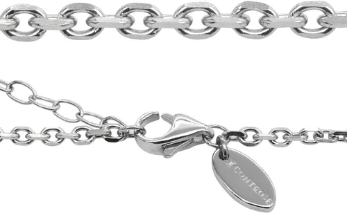 Vista 5 de Controse Collar de ancla Infinity Love con colgante, Acero inoxidable