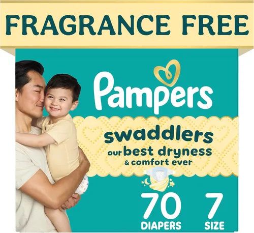 Vista 20 de Pañales talla 1, 32 unidades – Pañales desechables Pampers Swaddlers
