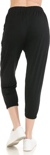 Vista 2 de Leggings Depot - Pantalones deportivos de calce relajado para mujer, con bolsillos y puños, ideales para yoga y entrenamiento