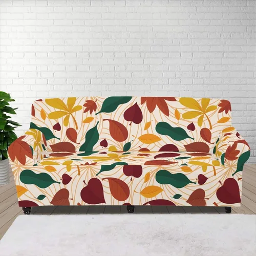 Vista 65 de Funda de sofá con diseño de árbol de bandera estadounidense para sofás y sofás, decoración navideña, funda antideslizante para sofá de 1 cojín