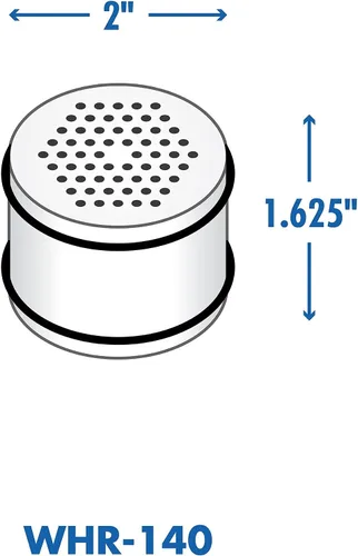 Vista 2 de Culligan WHR-140 Cartucho de repuesto para cabezales de ducha filtrados, Multi