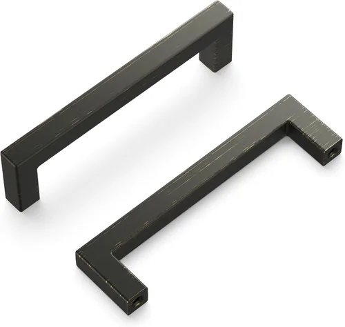 Vista 44 de Hickory Hardware - HH075326-BGB - Manija de la colección Skylight, 3 pulgadas de centro a centro, latón dorado cepillado.