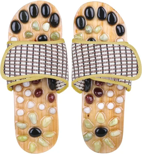 Vista 9 de Neo Reflexology Sandals. Sandalias terapéuticas de piedras naturales de reflexología, 1