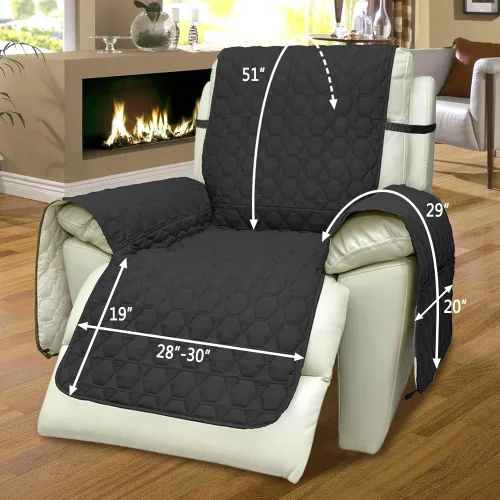 Vista 3 de RBSC Home Funda para Sillón Reclinable de 30 Pulgadas 100% Impermeable Antideslizante Fundas Grandes para Sillón Reclinable para Mascotas, Perros