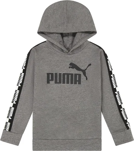 Vista 4 de PUMA Conjunto de sudadera con capucha y pantalón deportivo de forro polar para niños