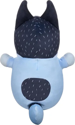 Vista 3 de Squishmallows Original Bluey Bandit HugMees de 10 pulgadas - Peluche oficial de Jazwares ultrasuave de tamaño mediano