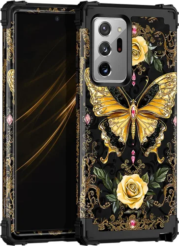 Vista 8 de Miqala Funda para Galaxy S9, brilla en la oscuridad, tres capas, resistente, a prueba de golpes, protección de cuerpo completo, parachoques