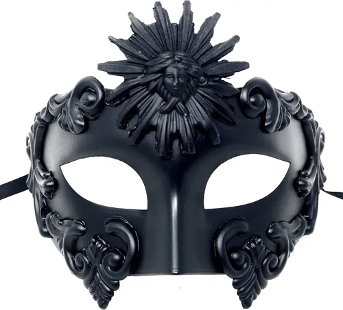 Vista 20 de Máscara de estilo steampunk para hombre, máscara de Mardi Gras, disfraz de Halloween, boda, fiesta, cosplay