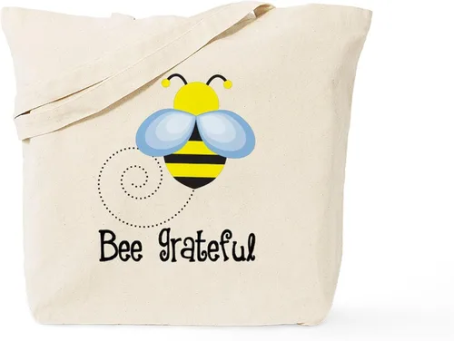 Vista 22 de CafePress The Beekeeper Tote Bag - Bolsa reutilizable de lona beige natural