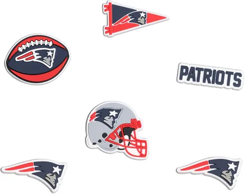 Vista 16 de FOCO unisex-adult NFL Team Logo 6-Pack Shoe Charms