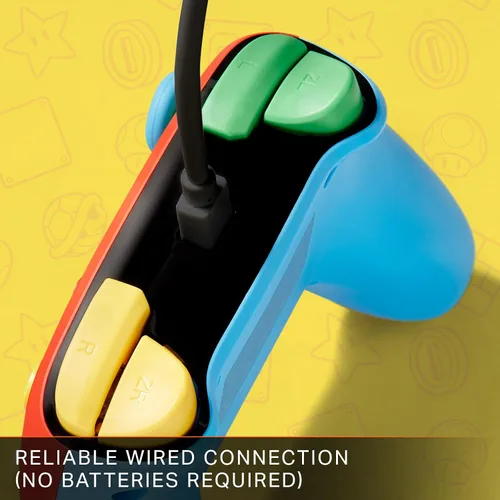 Vista 8 de Super Mario Bros Mario Medley Nano Wired Nintendo Switch Controller