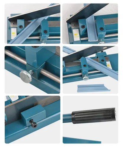 Vista 5 de Cortador de PVC Trunking Conducto de cableado de plástico manual pesado Máquina de corte ajustable de ángulo de 45 ° 90 ° Dispositivo de corte