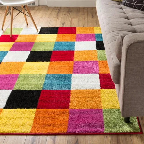 Vista 6 de Well Woven Alfombra Moderna de Puntos Elegantes y Rayas Marfil 2'3" x 7'3" Corredor Alfombra de Acento para Entrada, Habitación de Niños, Cocina