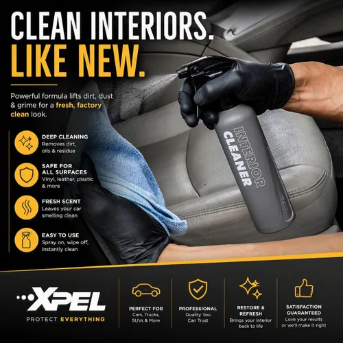 Vista 3 de XPEL Limpiador de interiores, 16 oz, kit de limpiador en aerosol