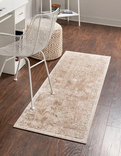Vista 18 de Unique Loom Oxford Collection Alfombra de área Bodleian (2' x 3' 1", rectangular, beige/marfil)