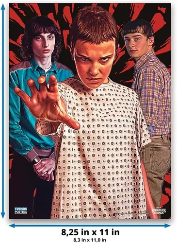 Vista 5 de Libro de pósteres de Stranger Things de Netflix: temporada 4
